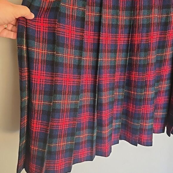 PENDLETON Vintage Authentic Mac Lennan Tartan Plaid Wool Skirt Size 10 Midi Maxi - Picture 2 of 7